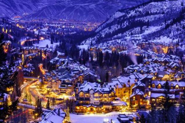 An aerial view of Beaver Creek