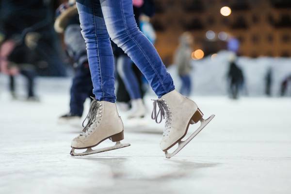 Woman Ice Skating