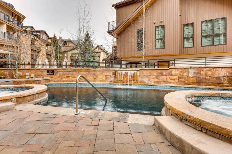 Outdoor pool in Vail Colorado