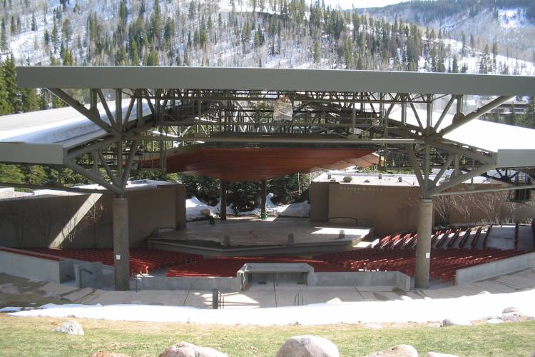 The Gerald R. Ford amphitheater, in east Vail, Colorado.