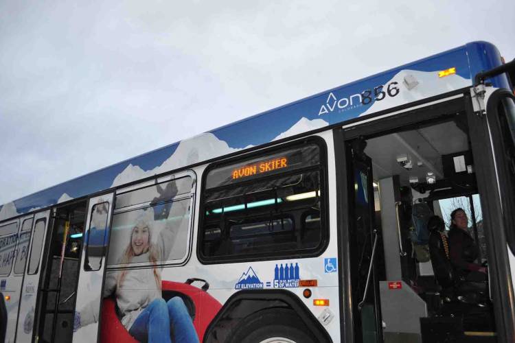 Bus in Avon, Colorado