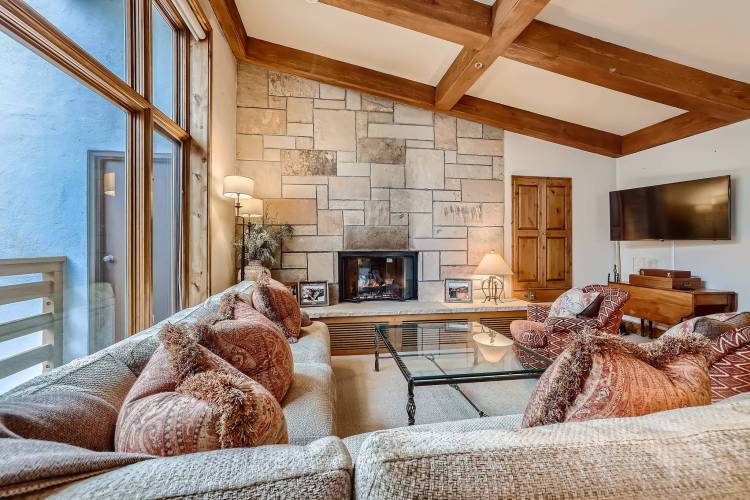 Living Room of  Treetops in Vail